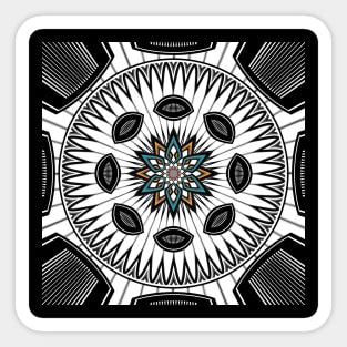 Star mandala Sticker